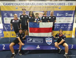 Trio feminino do 'Manaus Olímpica' conquista bronze no Campeonato Brasileiro Interclubes de Badminton 