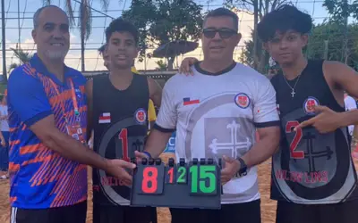 Dupla amazonense conquista ouro no vôlei de praia nos Jogos Escolares Brasileiros