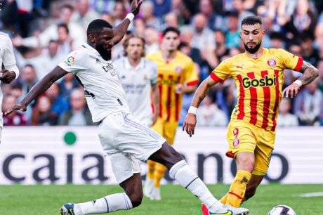 Vinicius Júnior marca, mas Real fica no empate com o Girona no Santiago Bernabéu