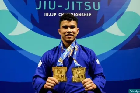 Atleta do Amazonas ganha duas medalhas de ouro no Pan-Americano de jiu-jitsu 