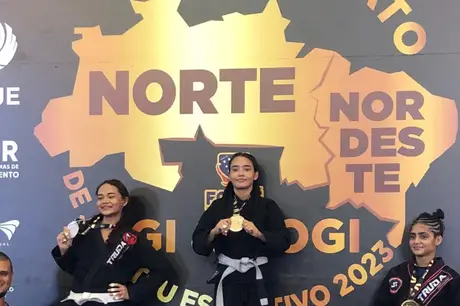 Atleta amazonense conquista medalha de ouro no Norte/Nordeste de Jiu-Jitsu