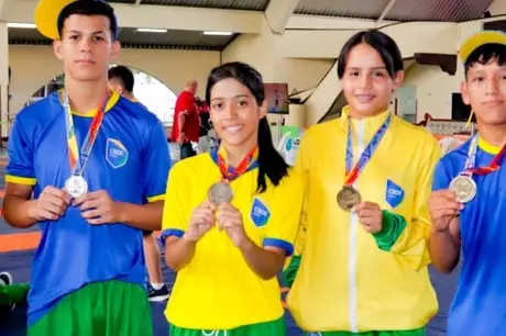 Delegação Amazonense de Wrestling Sub-15 Brilha na Gymnasiade 2023 no Rio de Janeiro