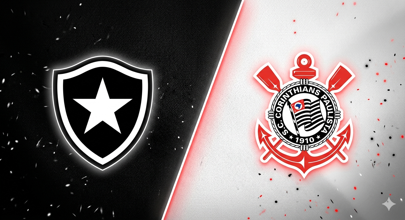 Botafogo x Corinthians: onde assistir ao vivo, horário, escalações pelo Brasileirão 2026