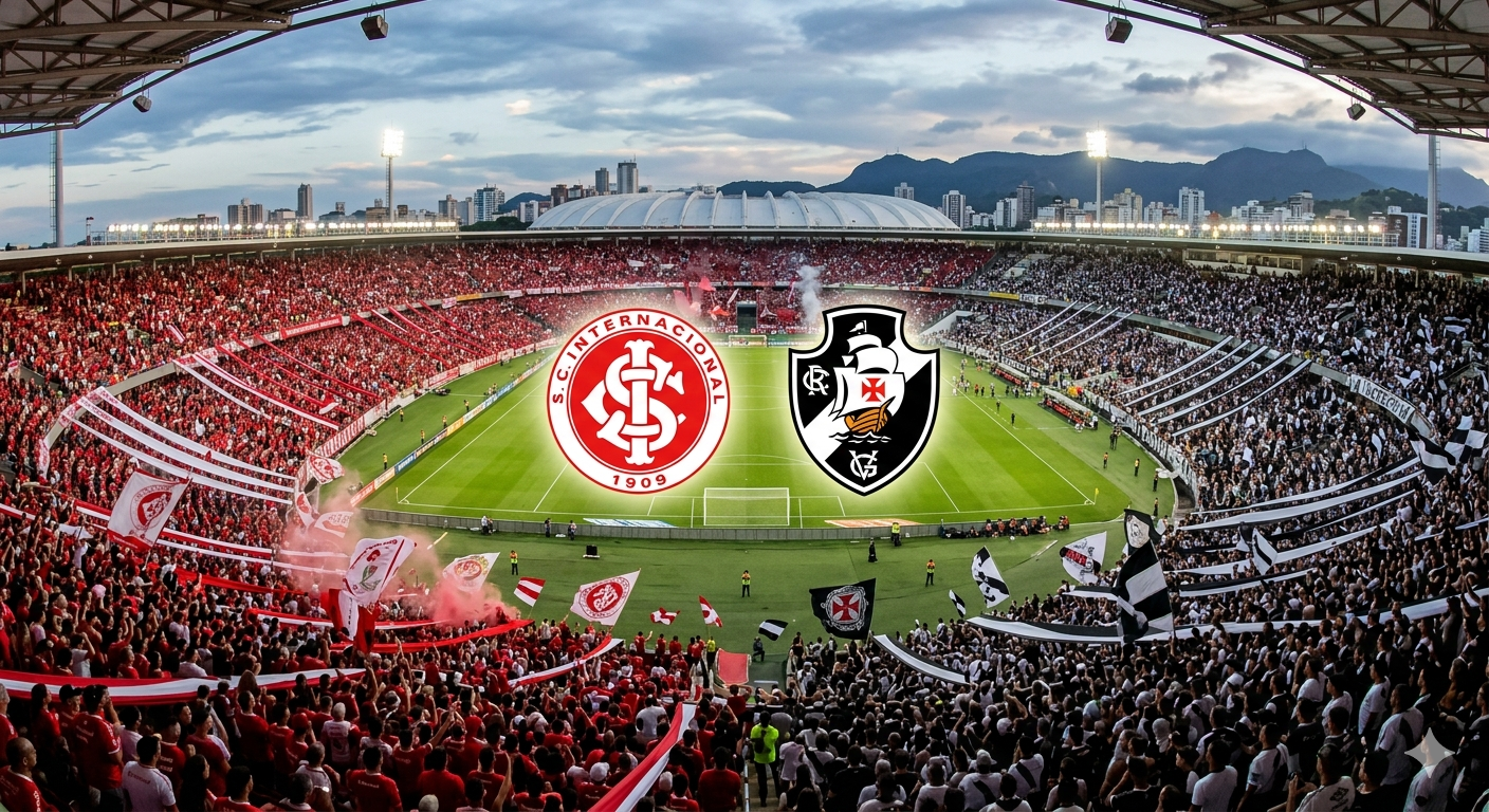 Jogo do Vasco hoje (16/05): onde assistir, horário e escalações de Internacional x Vasco