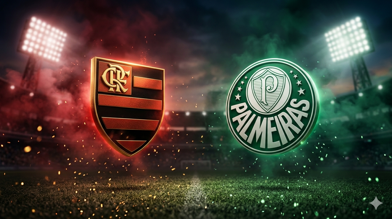 Flamengo x Palmeiras hoje (23/05): onde assistir ao vivo, horário e escalações pelo Brasileirão