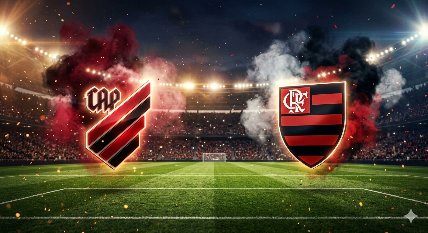 Athletico-PR x Flamengo: onde assistir ao vivo, horário, escalações e pelo Brasileirão 2026