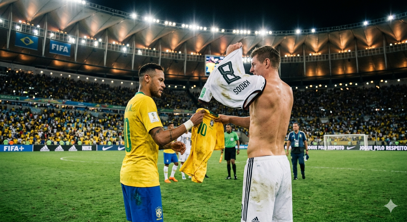 Por que os jogadores trocam camisas após os jogos? A história completa do ritual