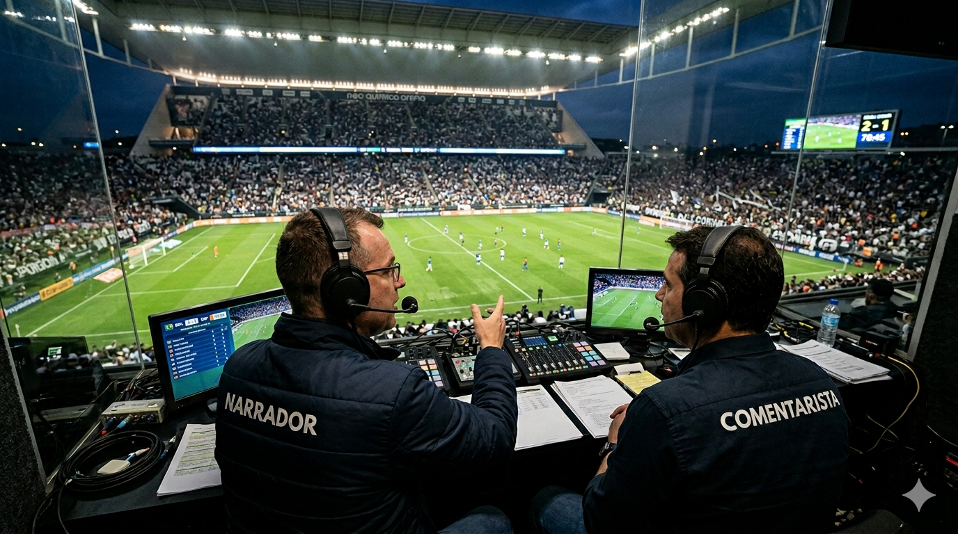 Quanto ganha um narrador esportivo em 2026: salários, bônus e tudo que você precisa saber