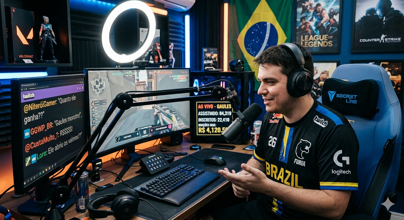 Quanto ganha um streamer de esportes? Os números reais por trás das lives