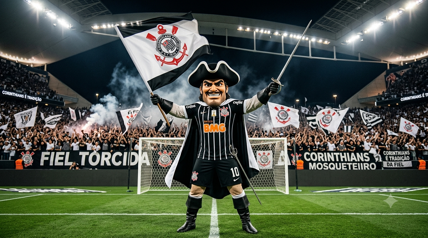 Como surgiu o mascote do Corinthians? A história completa do Mosqueteiro