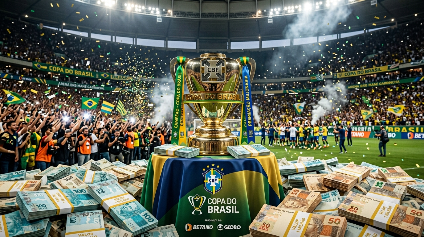 Premiação da Copa do Brasil 2026: quanto vale o título e cada fase