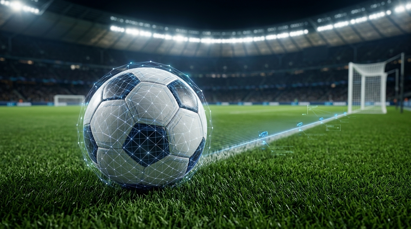 A bola com chip registra 500 medições por segundo, mas o VAR não enxerga cada milímetro do futebol