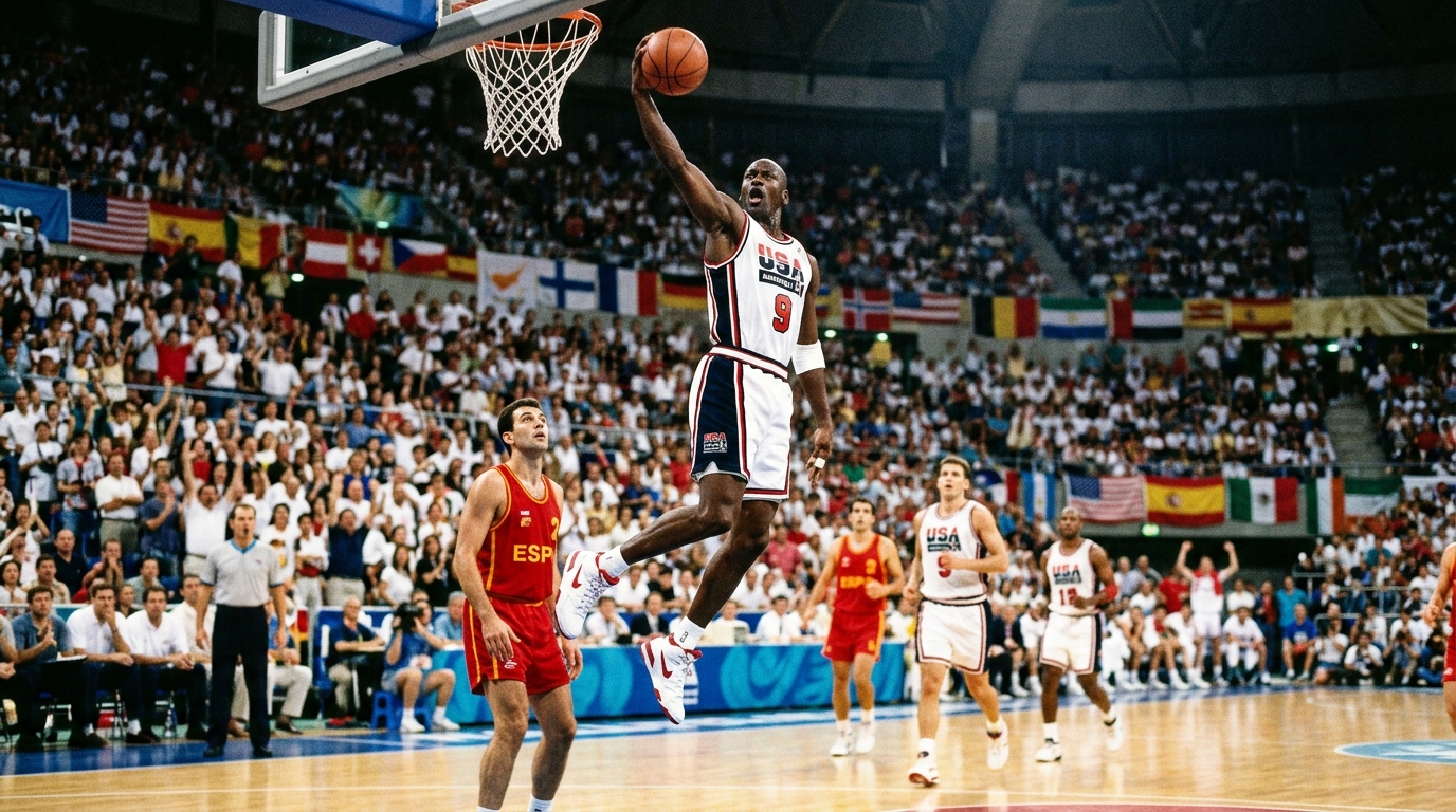 Legado do Dream Team de 1992: vitórias esmagadoras em Barcelona, influência na formação de ídolos da NBA e o impulso que abriu portas para talentos estrangeiros
