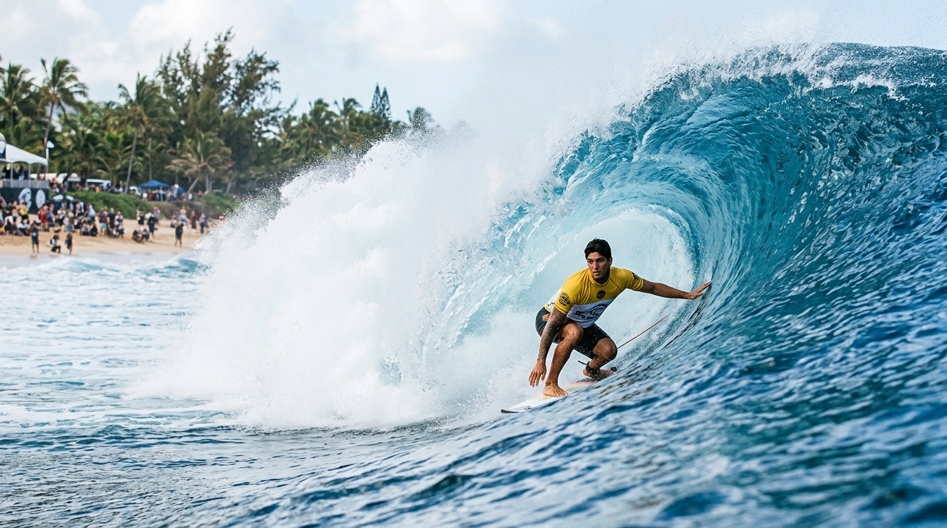 Gabriel Medina no Pipeline: o título mundial de 2014 na World Surf League que consagrou o Brasil e a Brazilian Storm no Billabong Pipe Masters