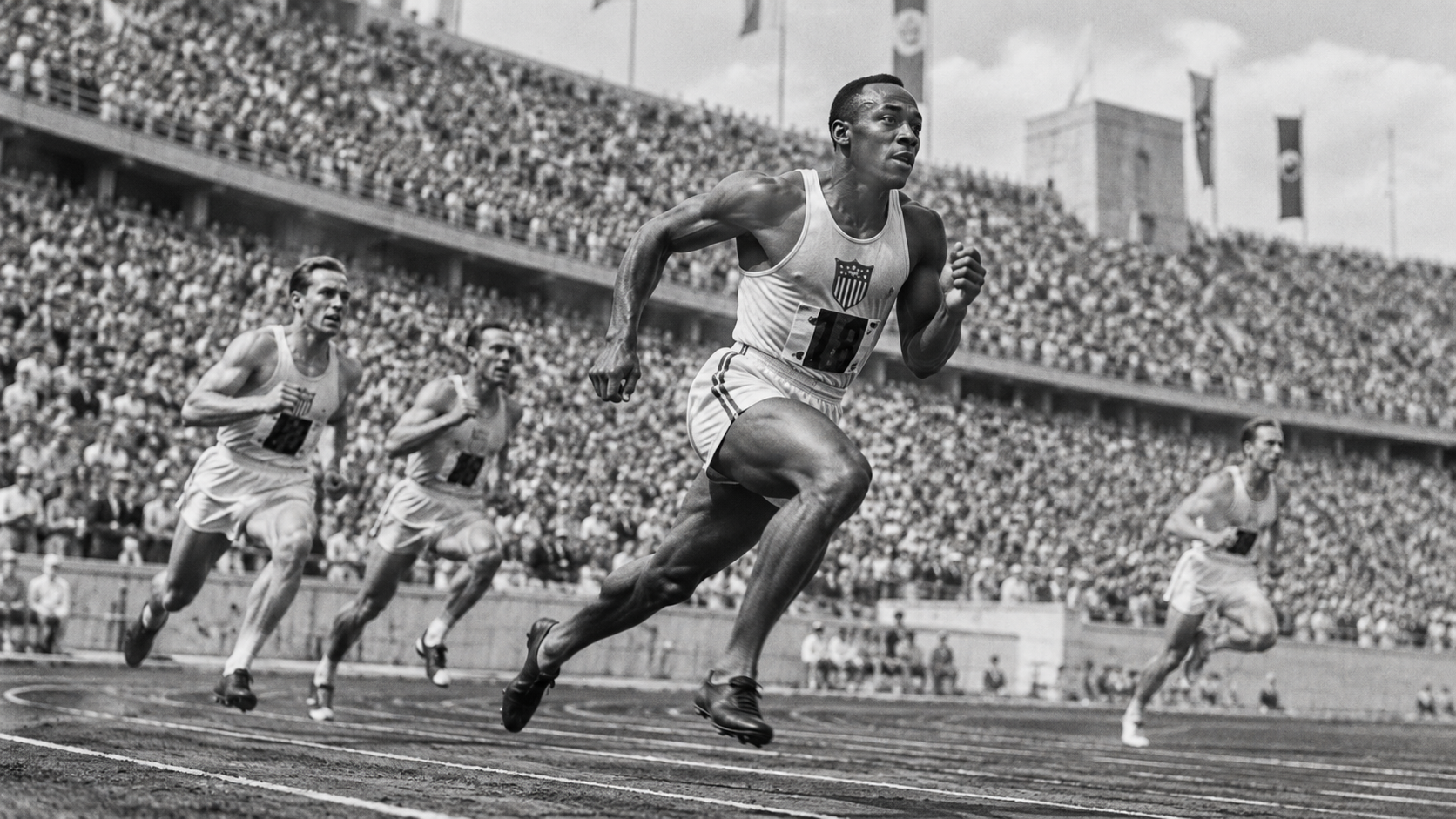 Jesse Owens em Berlim 1936: quatro ouros desafiaram a propaganda nazista e fizeram história nos Jogos Olímpicos