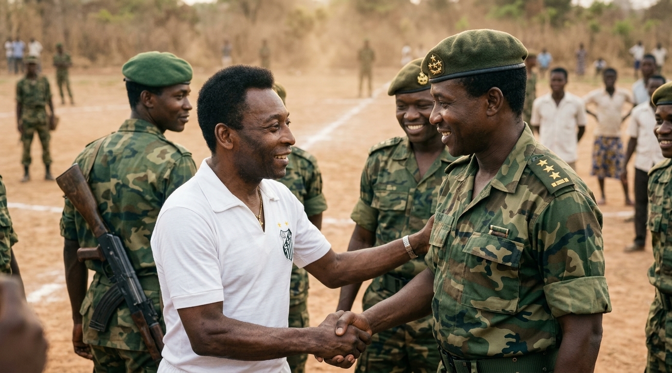 Pelé parou a guerra do Biafra? Descubra por que não há evidência documental de armistício no jogo do Santos em Benim e como a história se formou