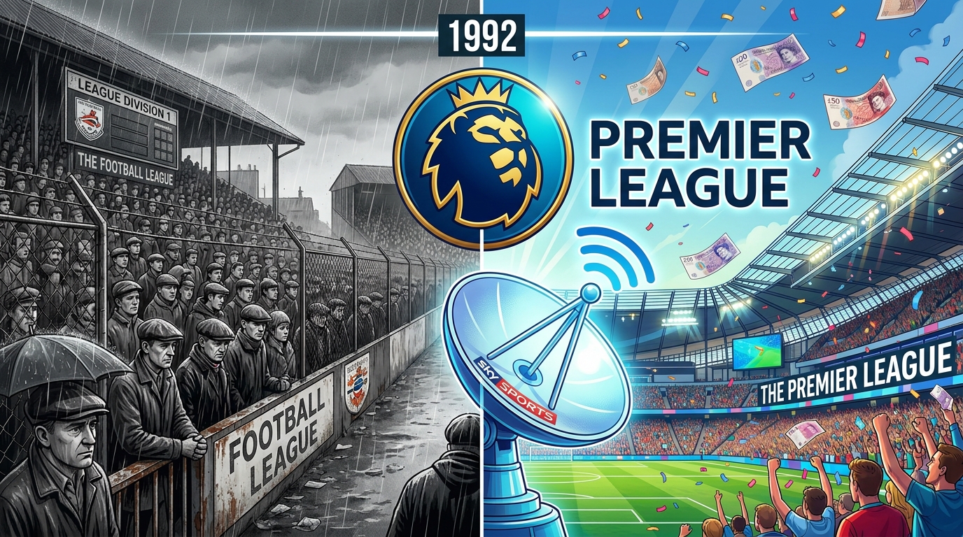 A revolução de 1992: A batalha dos direitos de TV que criou a Premier League e mudou a economia do futebol