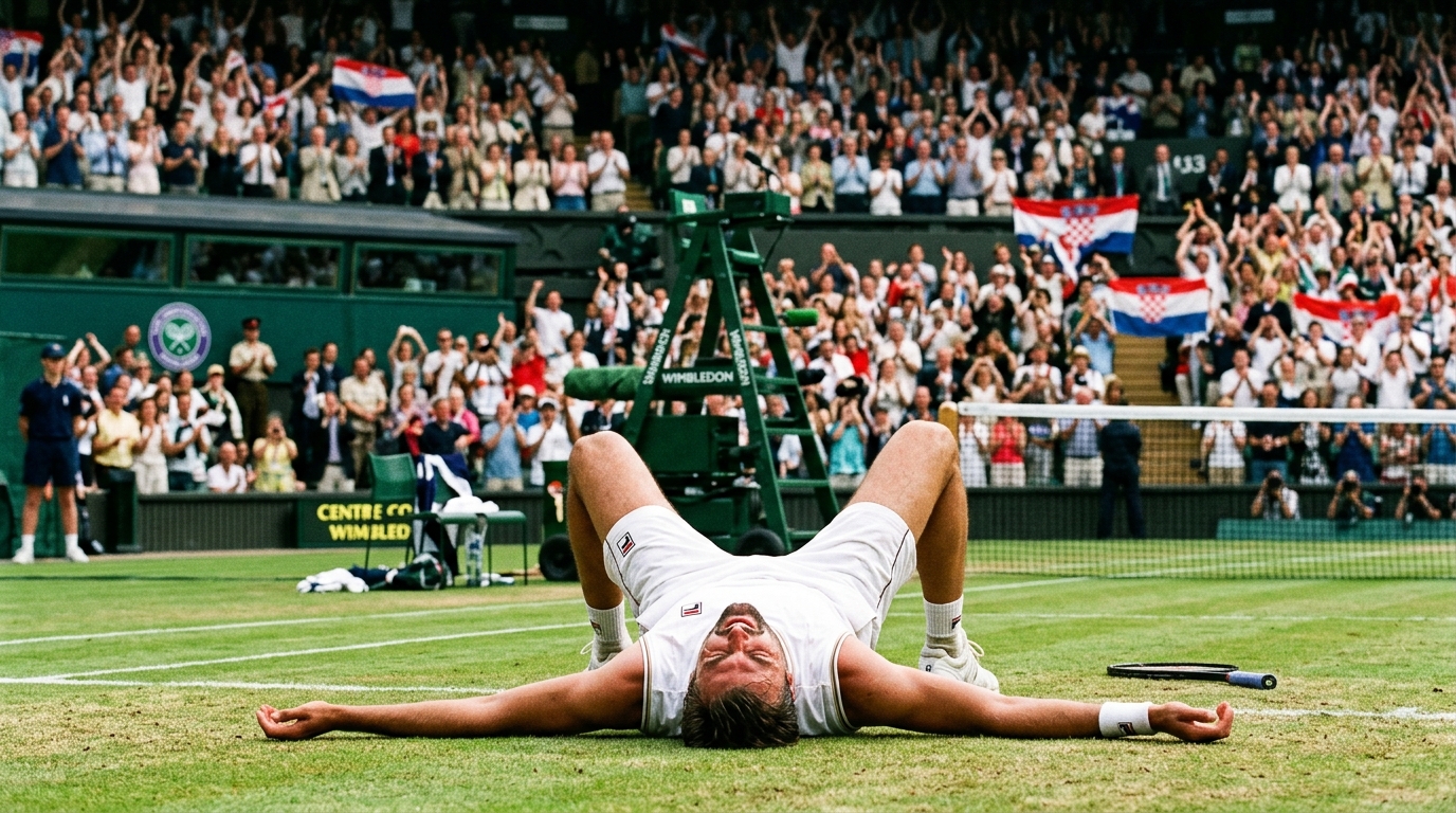 Perdeu três finais, caiu para 125º do mundo e recebeu um convite: Ivanišević venceu Wimbledon 2001 no quarto match point