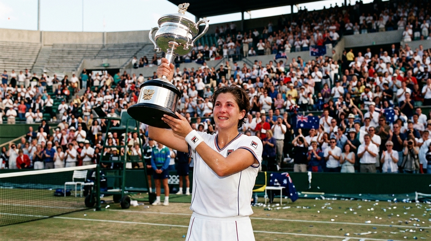 Monica Seles foi esfaqueada quando dominava o tênis, ficou 28 meses afastada e conquistou seu nono Grand Slam após uma virada dramática