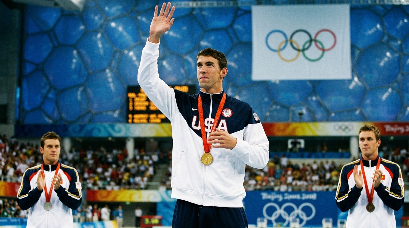 A campanha que ninguém repetiu: como Michael Phelps conquistou oito ouros olímpicos em apenas oito dias