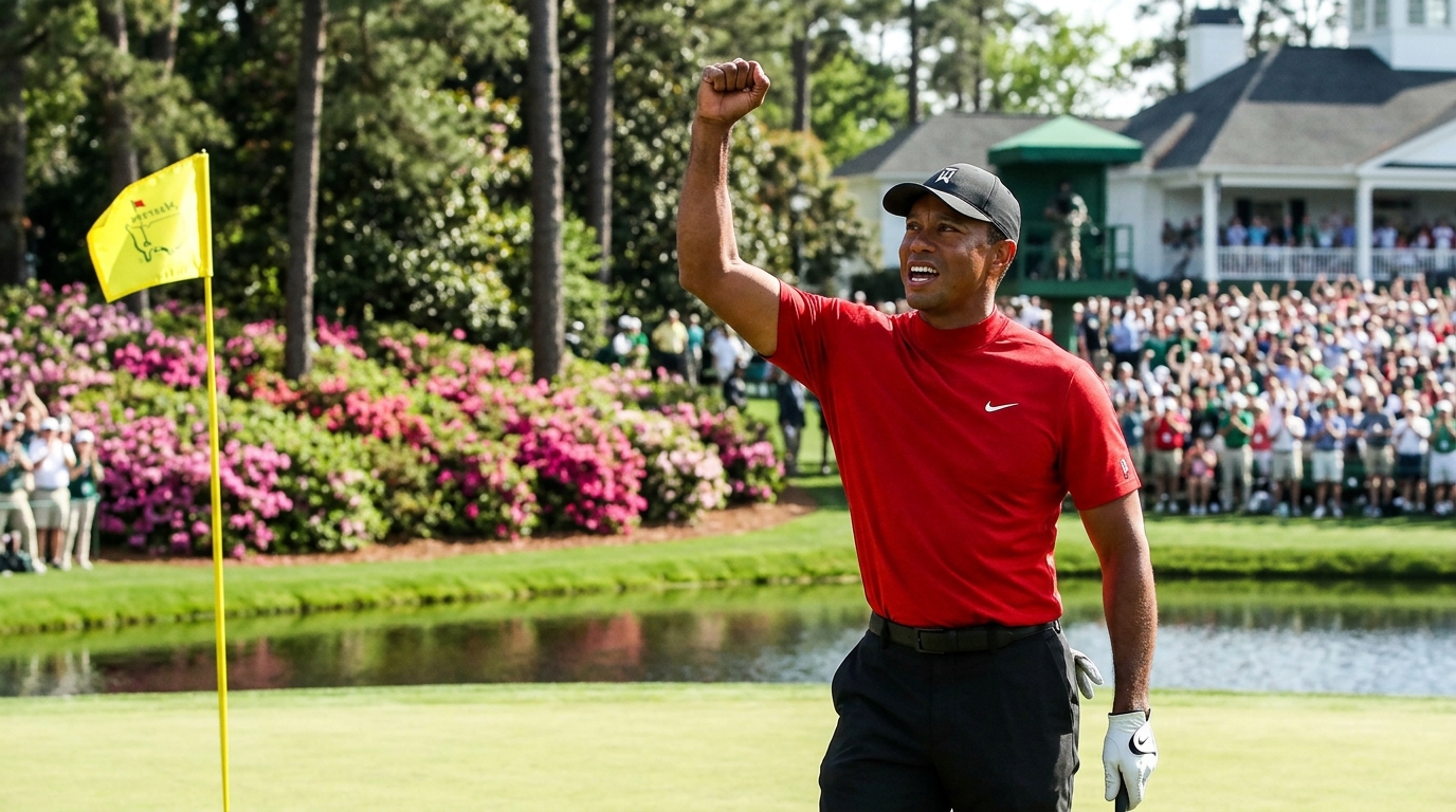 Tiger Woods passou 3.954 dias sem vencer um Major; em Augusta, conquistou o título que chegou a parecer impossível