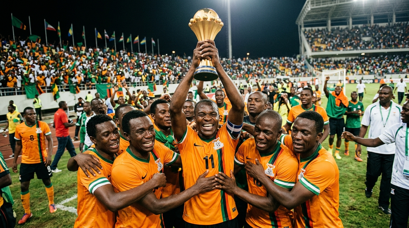 Zâmbia perdeu 18 jogadores em acidente aéreo e, 19 anos depois, voltou a Libreville para ser campeã africana